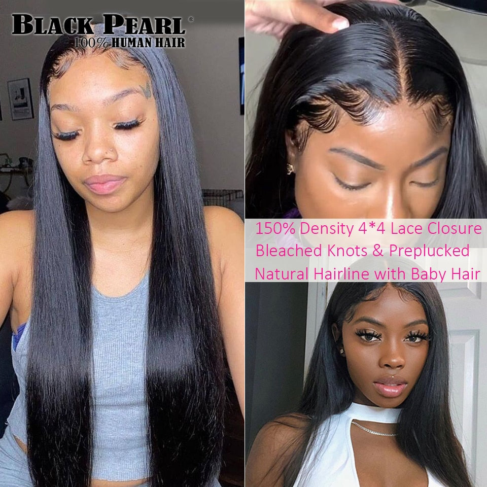 Straight Bundles With Closure Remy Human Hair
