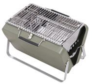 Portable folding grill