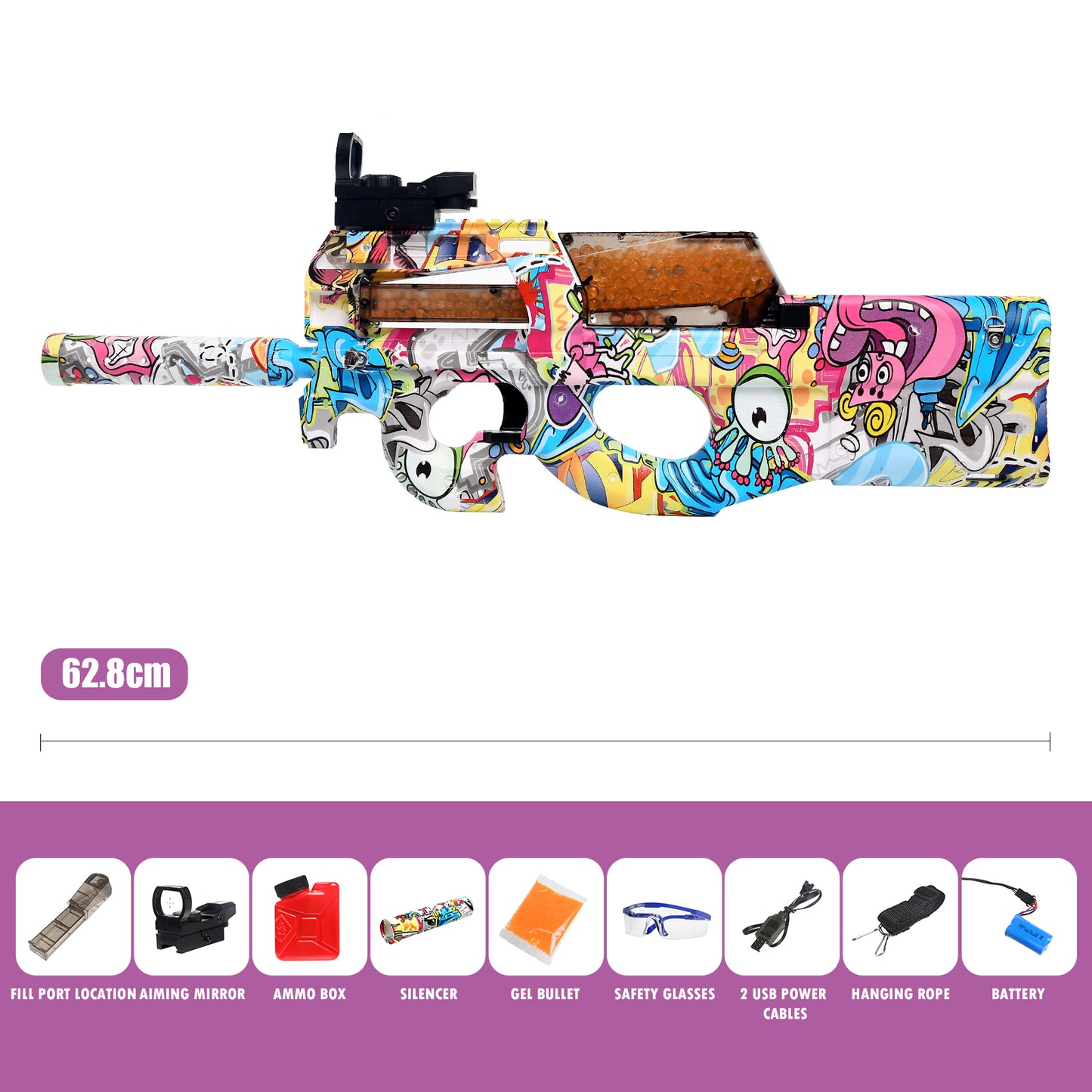 Electric Splatter Ball Gun