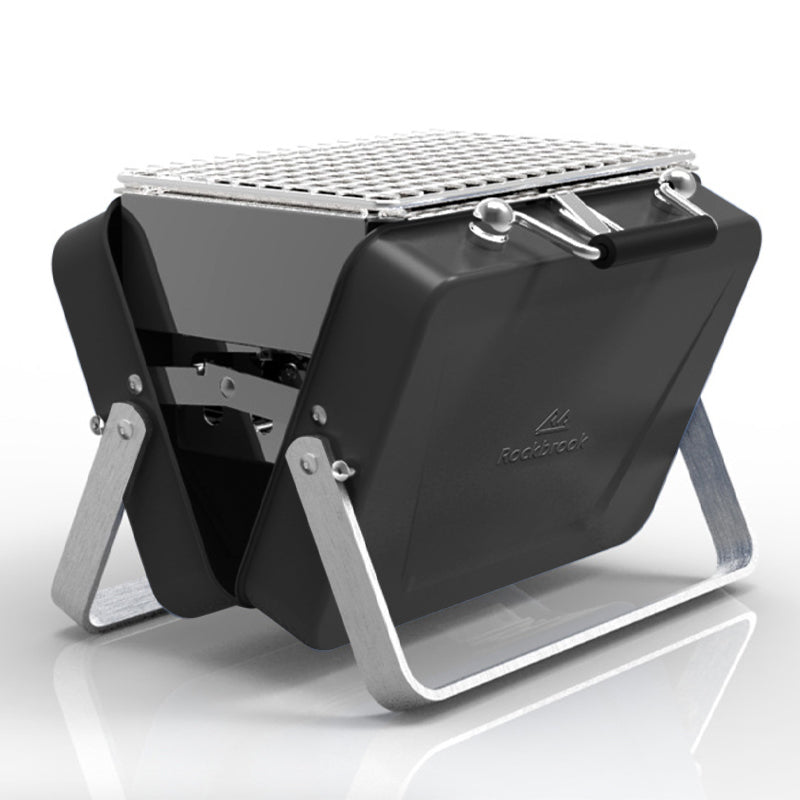 Portable folding grill