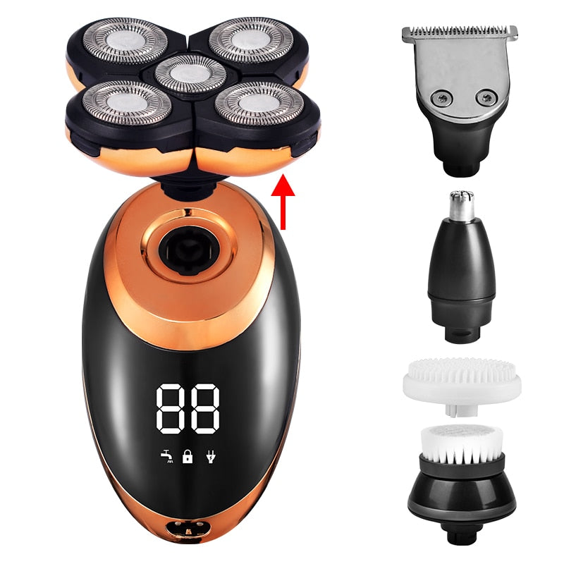 IPX7 Waterproof Electric Shaver for Men