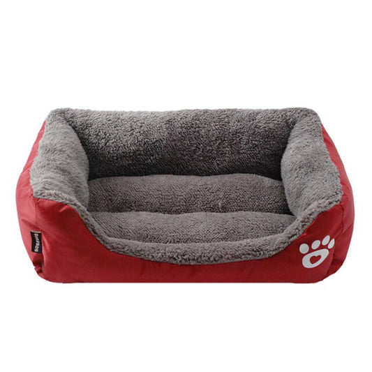 Pet Cat Dog Bed Warm Dog House Soft Fleece Nest Dog Baskets Mat Autumn Winter Waterproof Kennel S/M/L-0