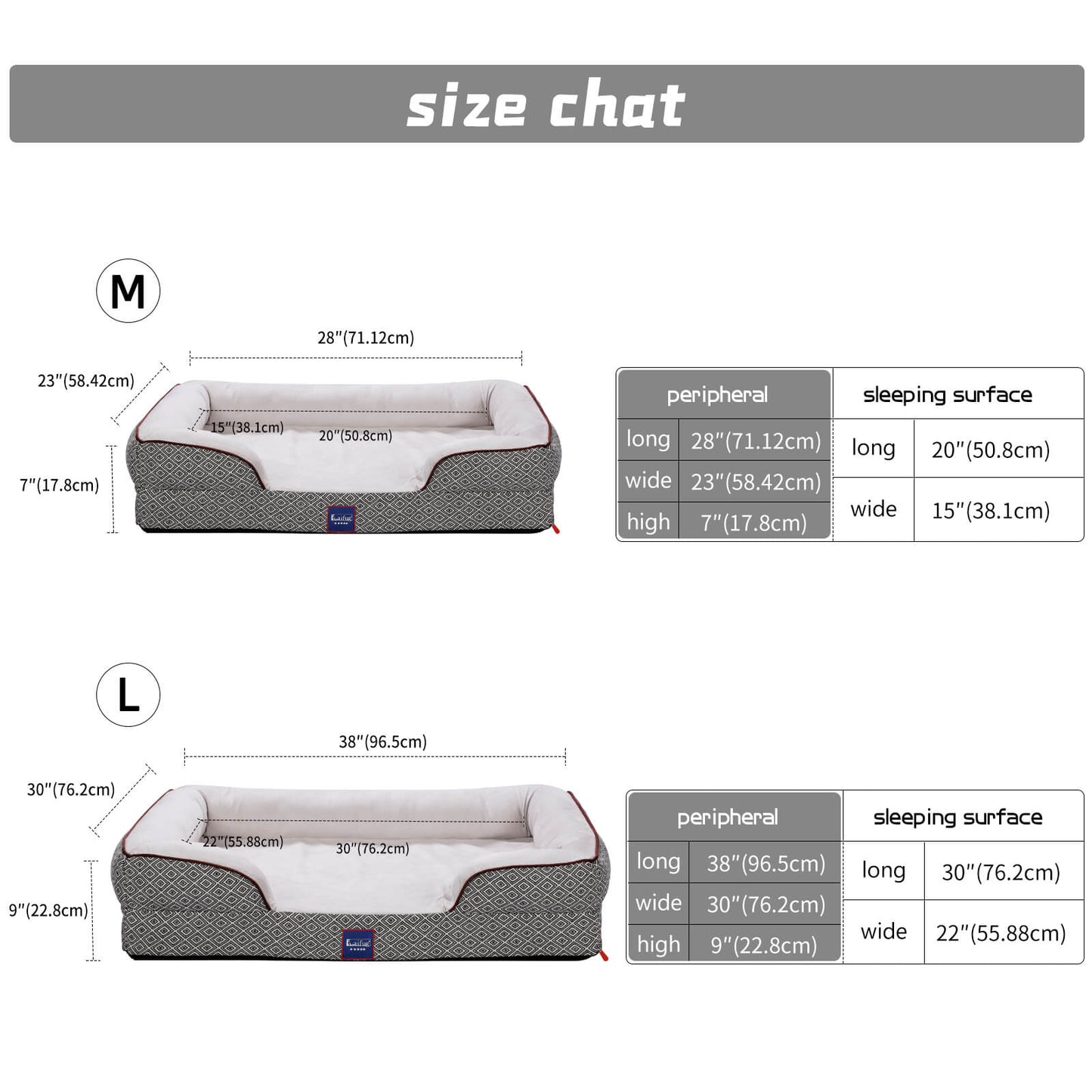 Laifug Plaid Durable Pet Sofa-3